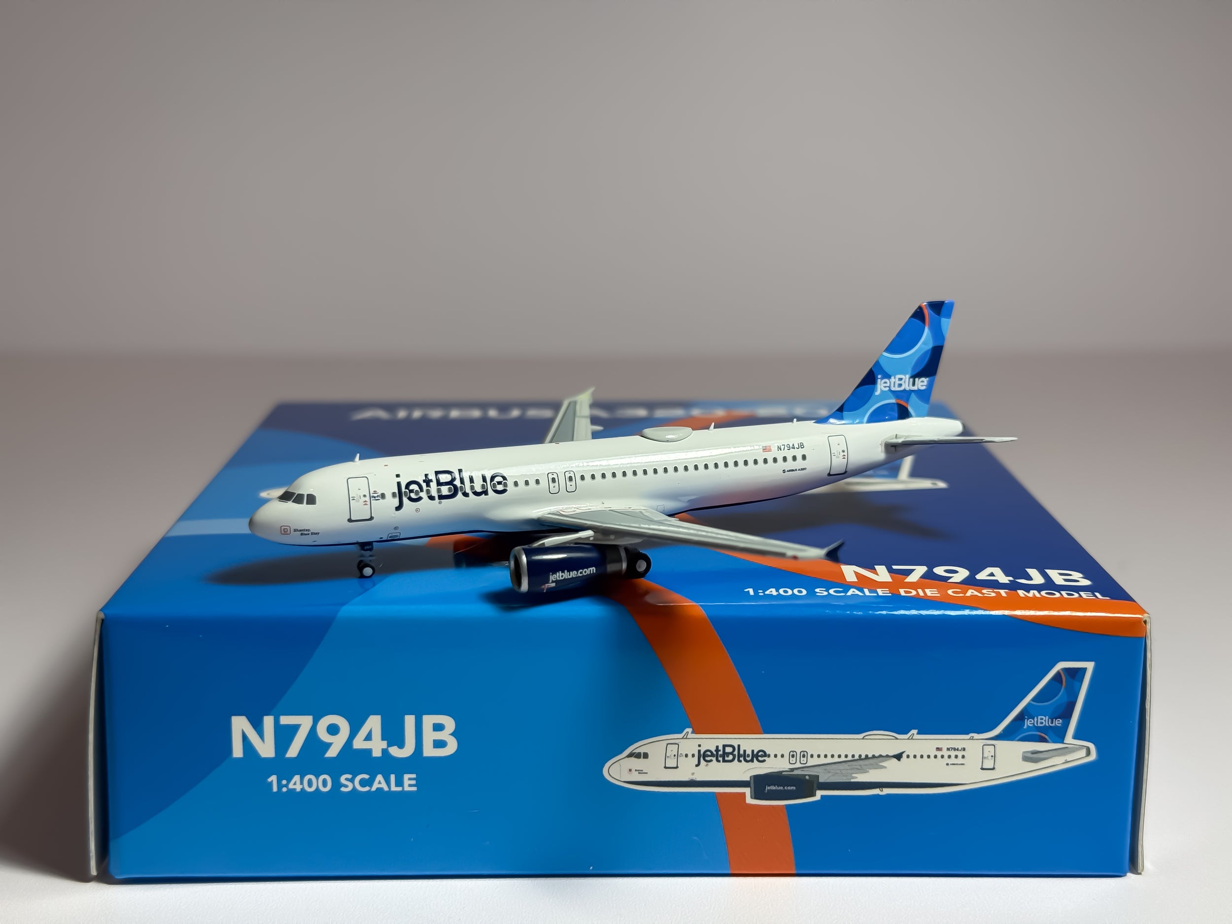 JetBlue Airways Airbus A320 1:400 Panda Models N794JB (PMN794JB)