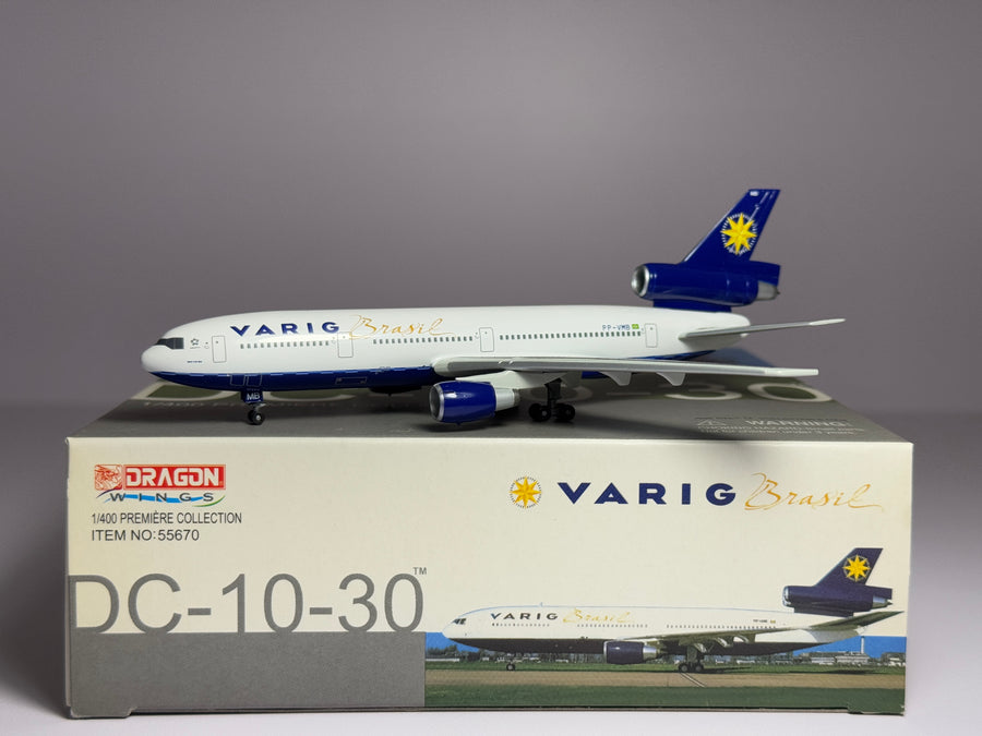 Dragon Wings 1:400 VARIG Brasil McDonnell Douglas DC-10-30 PP-VMB last scheme 55670