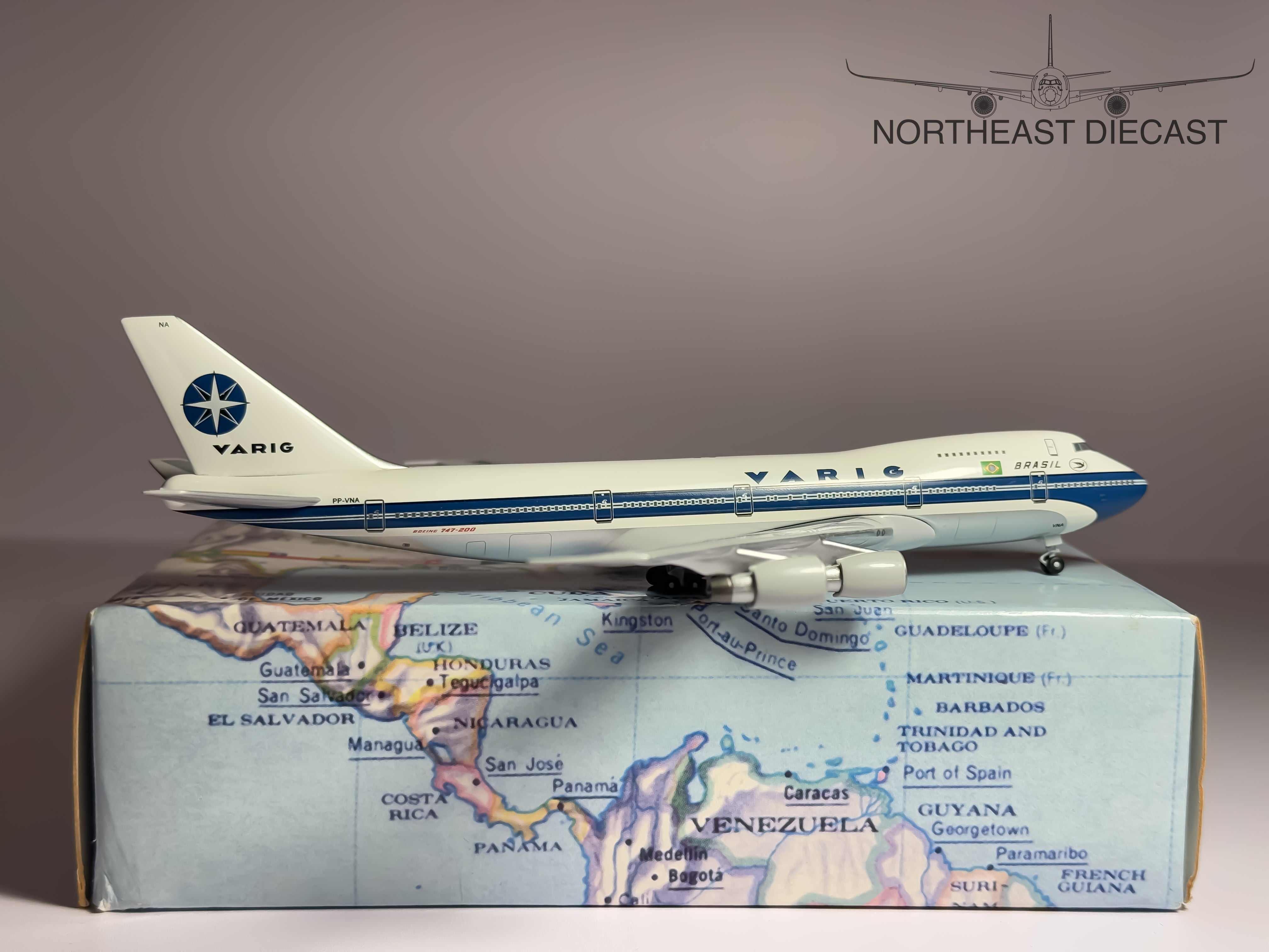 VARIG Brasil Boeing 747-200 1:400 Aeroclassics PP-VNA (ACPPVNA)
