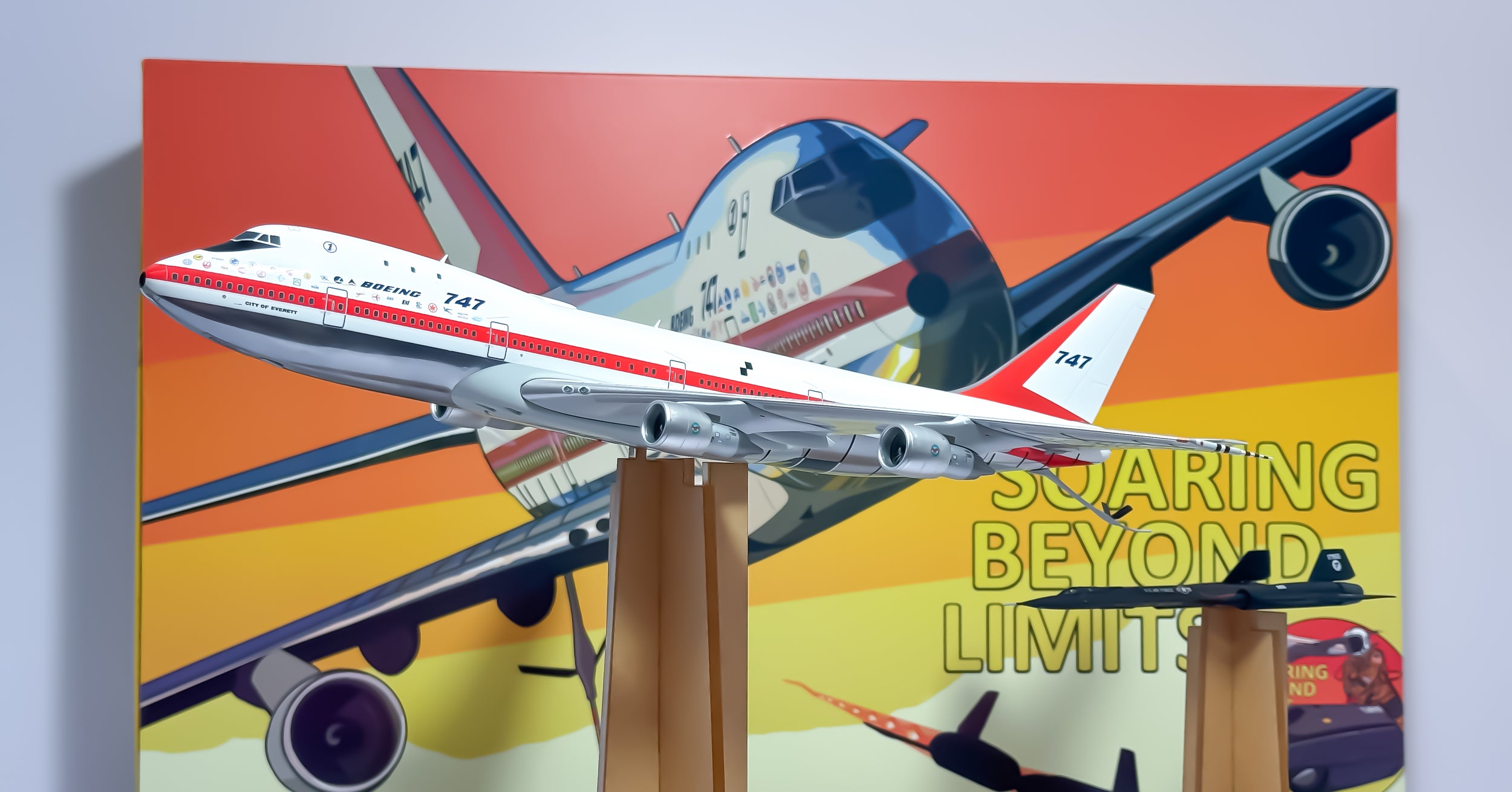 Boeing House Boeing 747-100 (KC-33 Tanker) 1:200 Patriot Model N1352B (PT-200-007)