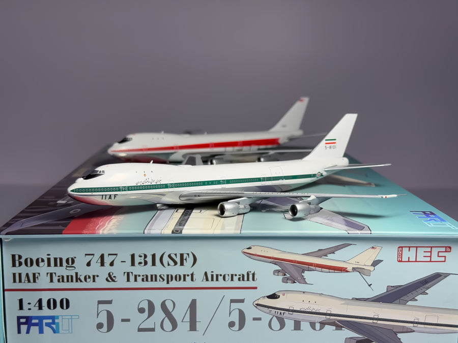 Imperial Iranian Air Force Boeing 747-100F 1:400 Patriot Models 5-284 & 5-8101 (PT-400-017)