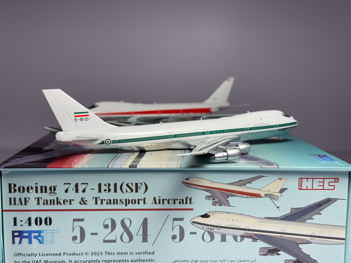 Imperial Iranian Air Force Boeing 747-100F 1:400 Patriot Models 5-284 & 5-8101 (PT-400-017)