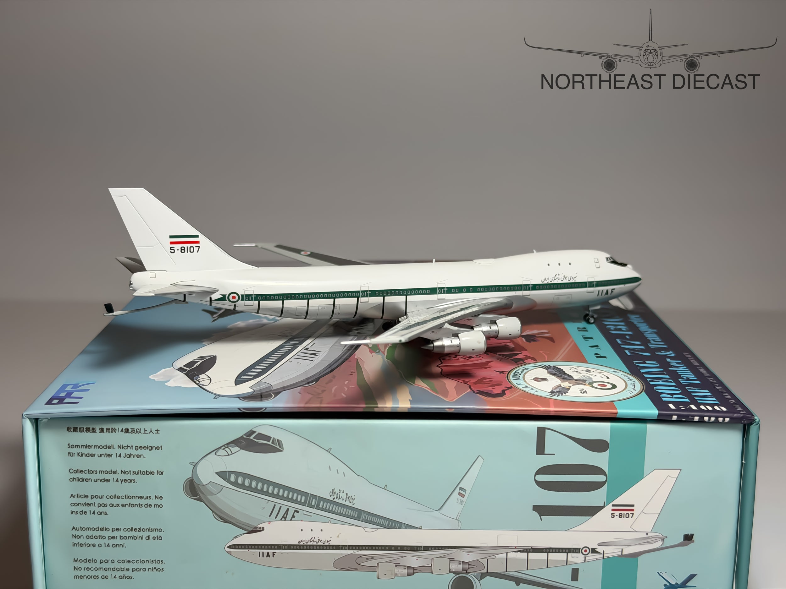 Imperial Iranian Air Force Boeing KC-747 1:400 Patriot Models 5-8107 (PT-400-019RLG)