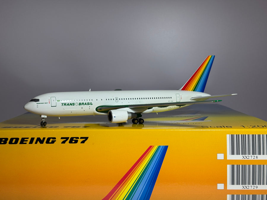 JC Wings 1:200 Trans Brasil Boeing 767-200 PT-TAC Green Wings JC2TBA730