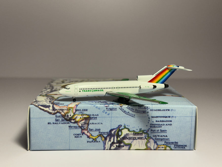 Aeroclassics 1:400 Trans Brasil Boeing 727-100 PT-TCE Green ACPTTCE