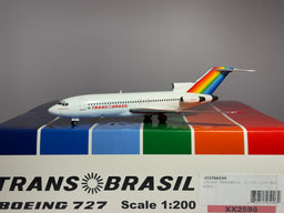 JC Wings 1:200 Transbrasil Boeing 727-100 PT-TYI Red wings XX2596