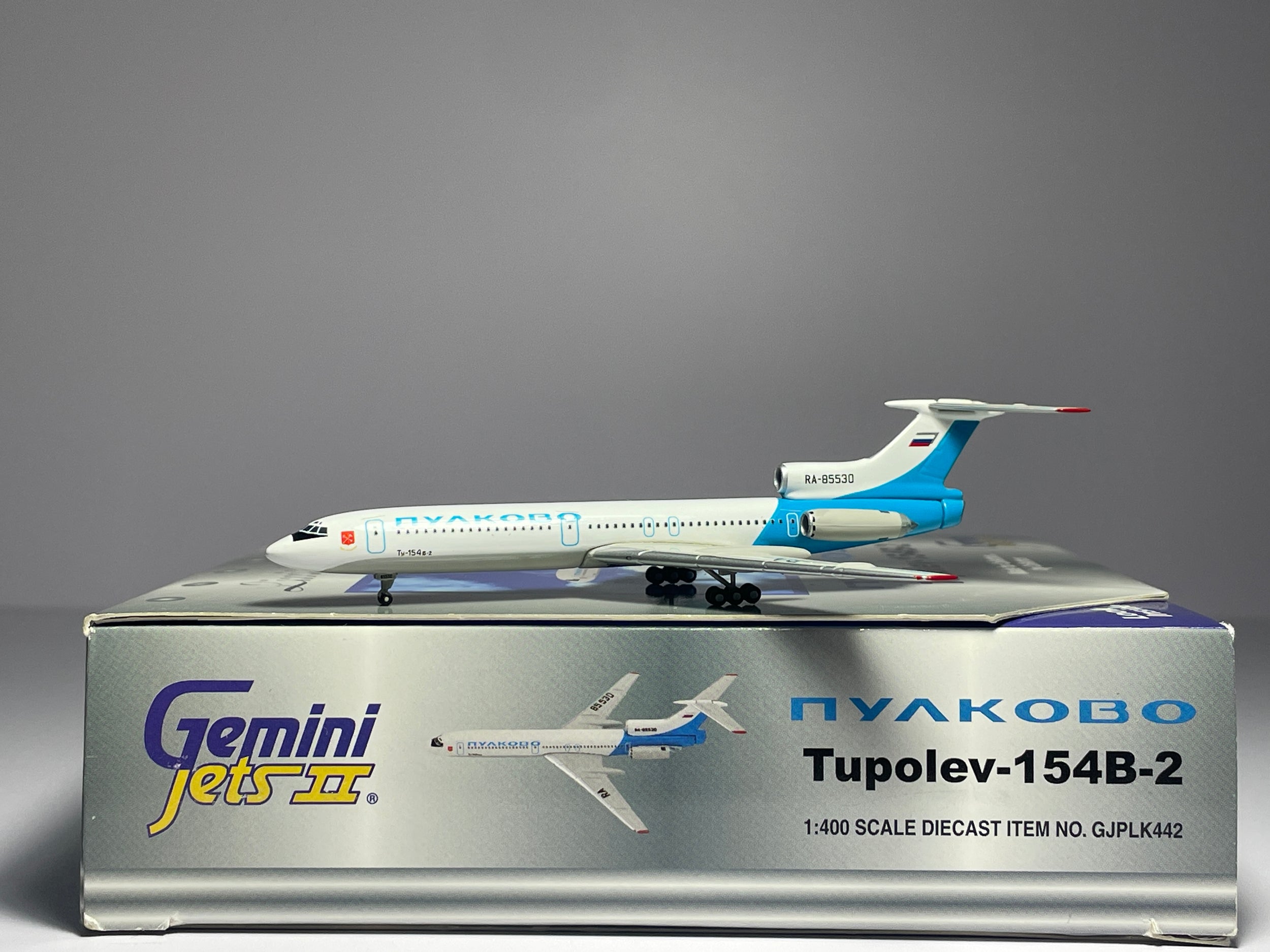 Gemini Jets 1:400 Pulkovo Avation Enterprise Tupolev TU-154B RA-85530 GJPLK442