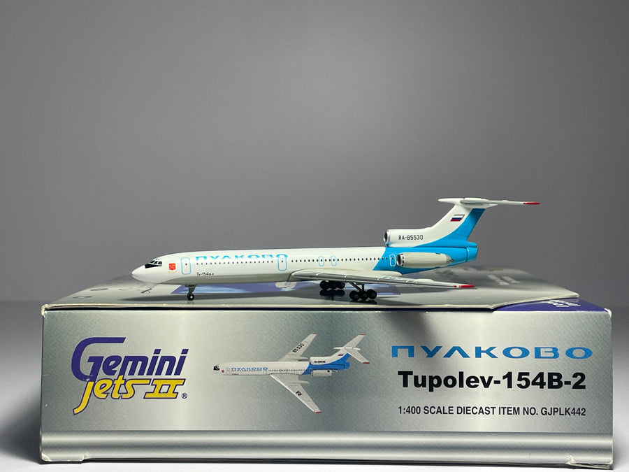 Gemini Jets 1:400 Pulkovo Avation Enterprise Tupolev TU-154B RA-85530 GJPLK442