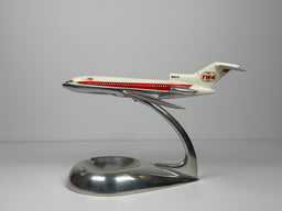 1:200 Trans World Airlines (TWA) Boeing 727-100 (N851TW) - Dual Globes | Riffe Ashtray