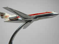 1:200 Trans World Airlines (TWA) Boeing 727-100 (N851TW) - Dual Globes | Riffe Ashtray
