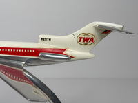 1:200 Trans World Airlines (TWA) Boeing 727-100 (N851TW) - Dual Globes | Riffe Ashtray