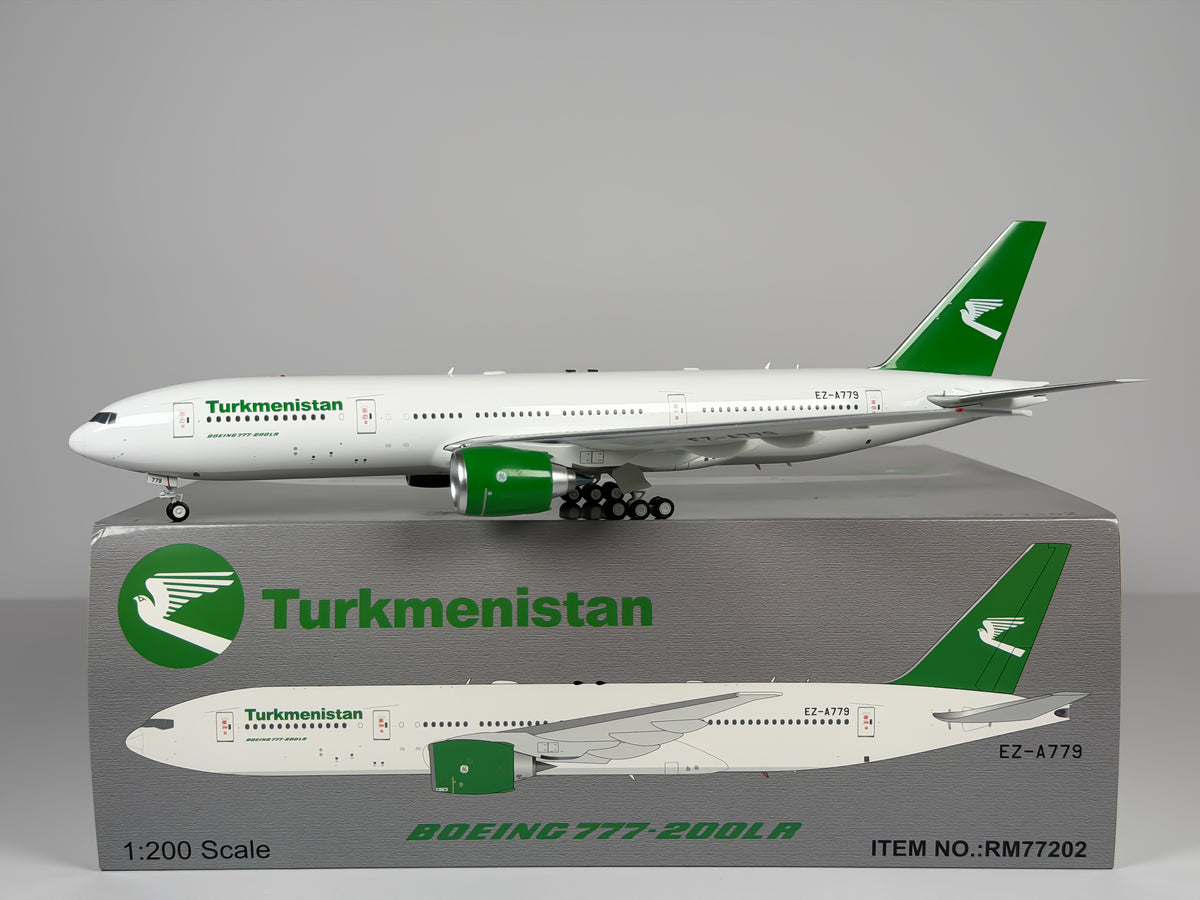 Turkmenistan Airlines Boeing 777-200LR 1:200 Inflight200 EZ-A779 (RM77202)