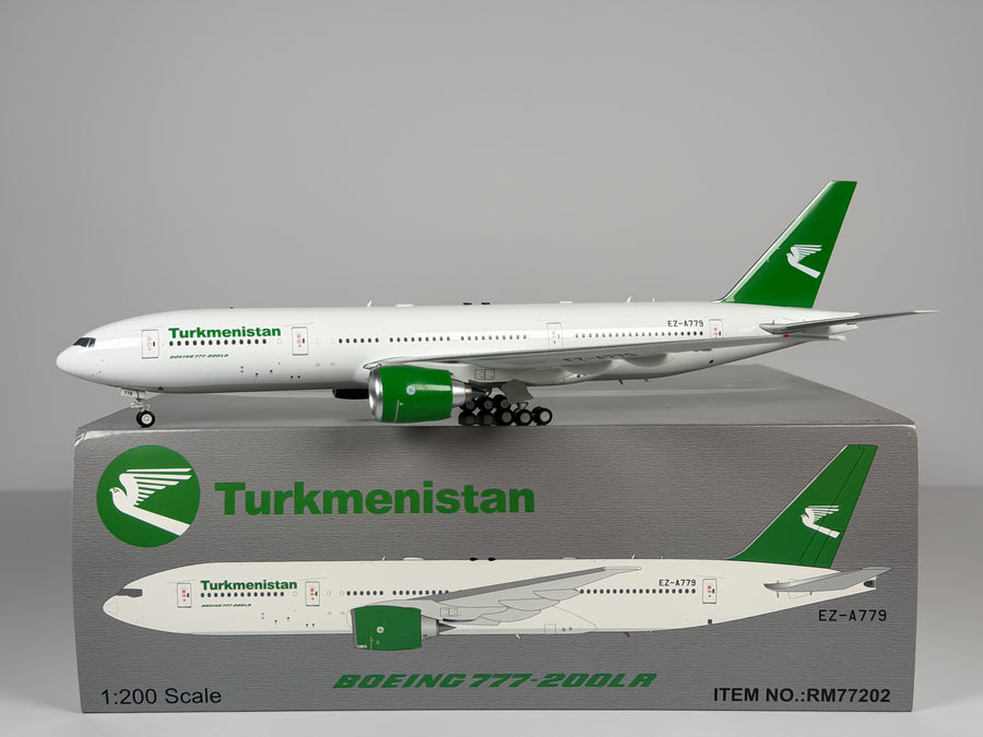 Turkmenistan Airlines Boeing 777-200LR 1:200 Inflight200 EZ-A779 (RM77202)