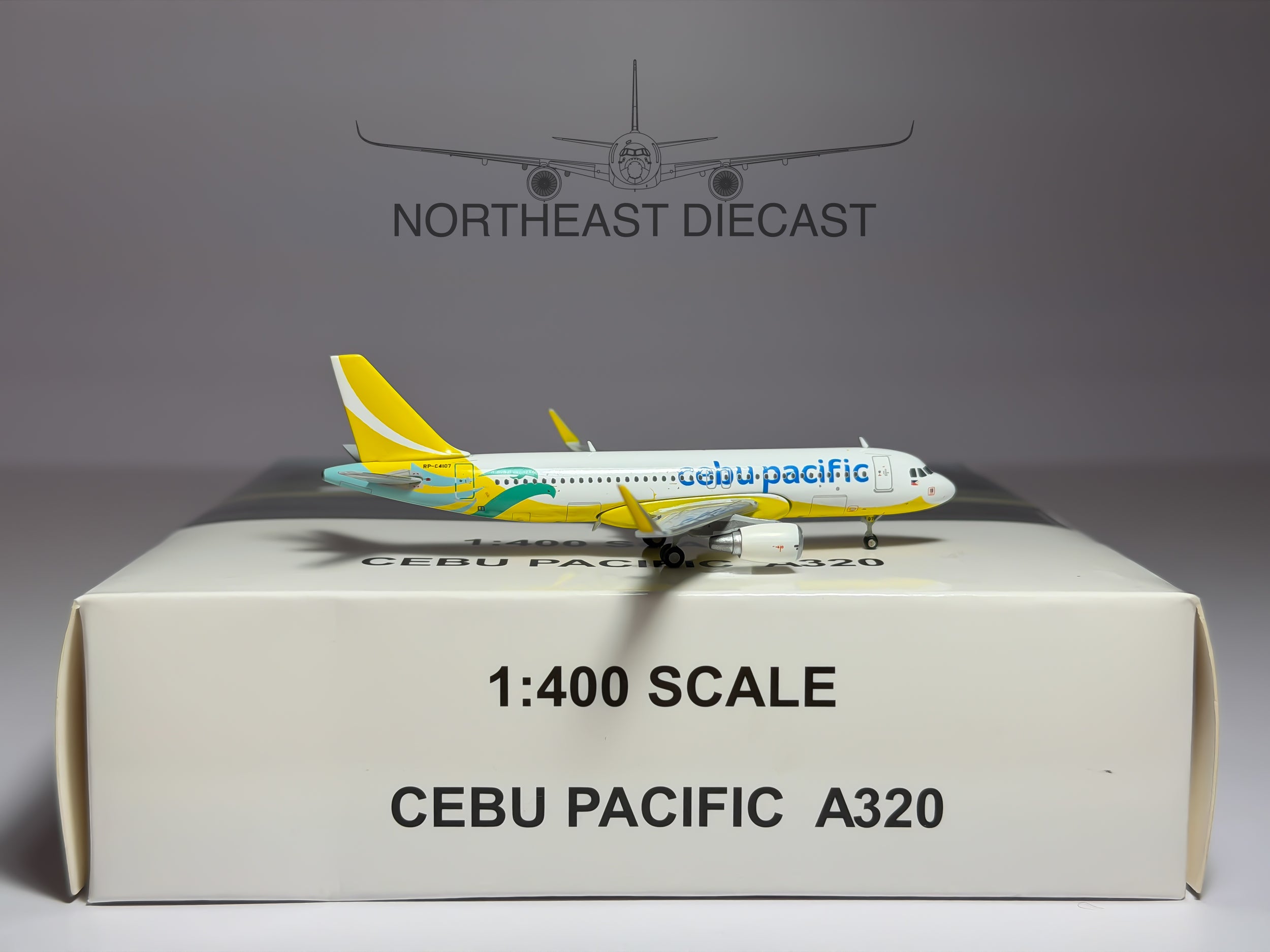 Cebu Pacific Airbus A320 1:400 Gemini Jets RP-C4107 (CEBU4320)
