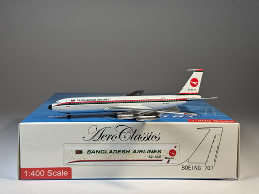 Aeroclassics 1:400 Bangladesh Airlines Boeing 707-320 S2-ACE ACS2ACE