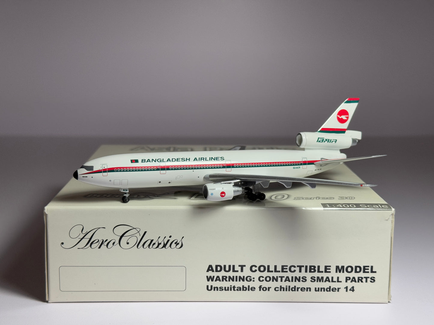 Aeroclassics 1:400 Bangledesh Airlines McDonnell Douglas DC-10 S2-ACR ACS2ACR
