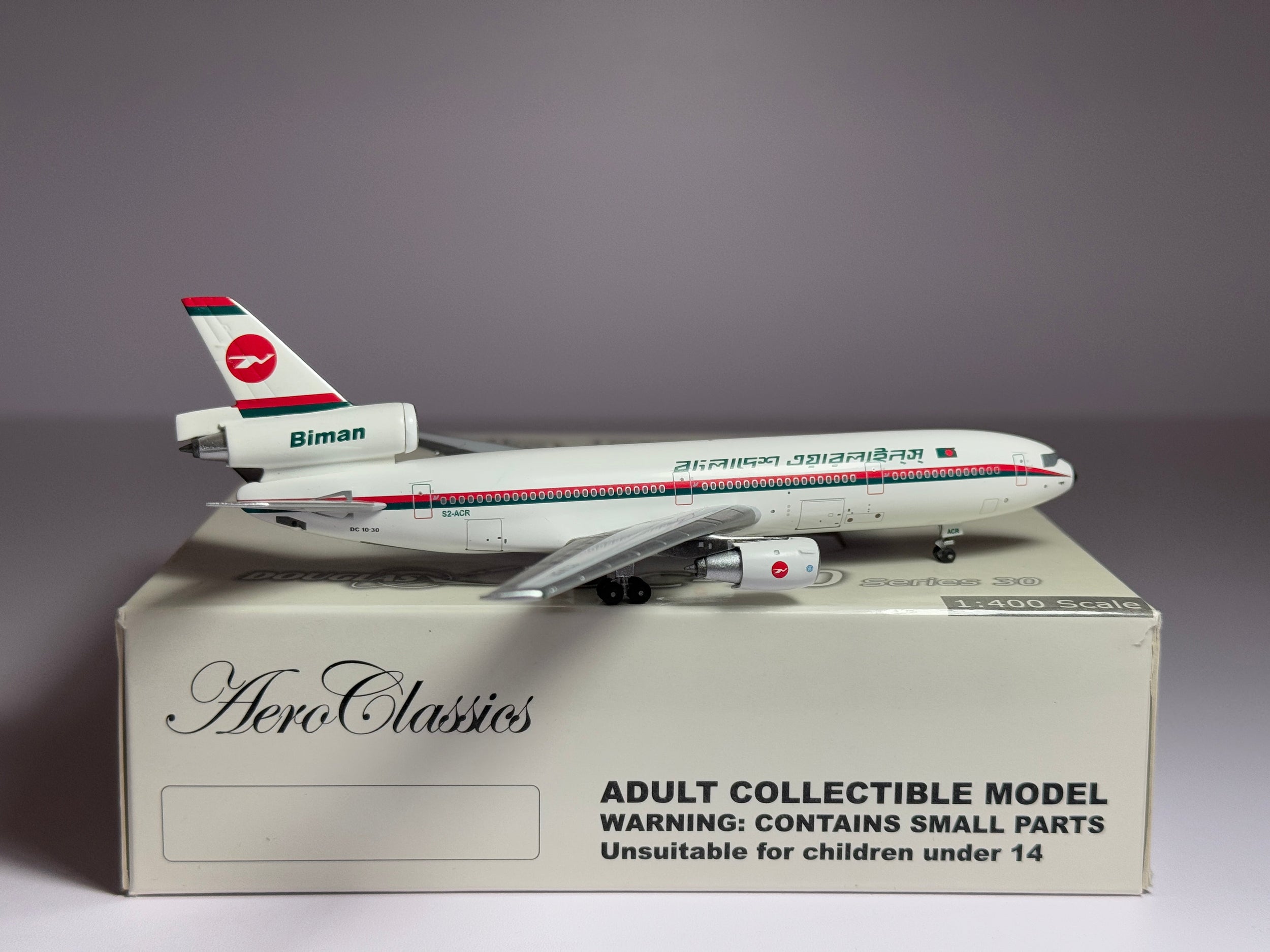 Aeroclassics 1:400 Bangladesh Airlines McDonnell Douglas DC-10 S2-ACR ACS2ACR