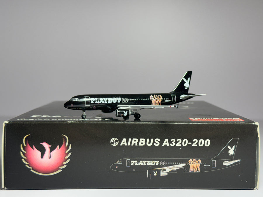 Phoenix Models 1:400 Playboy Airbus A320-200 SE-XCY Bunny Bushes PH4PBY294