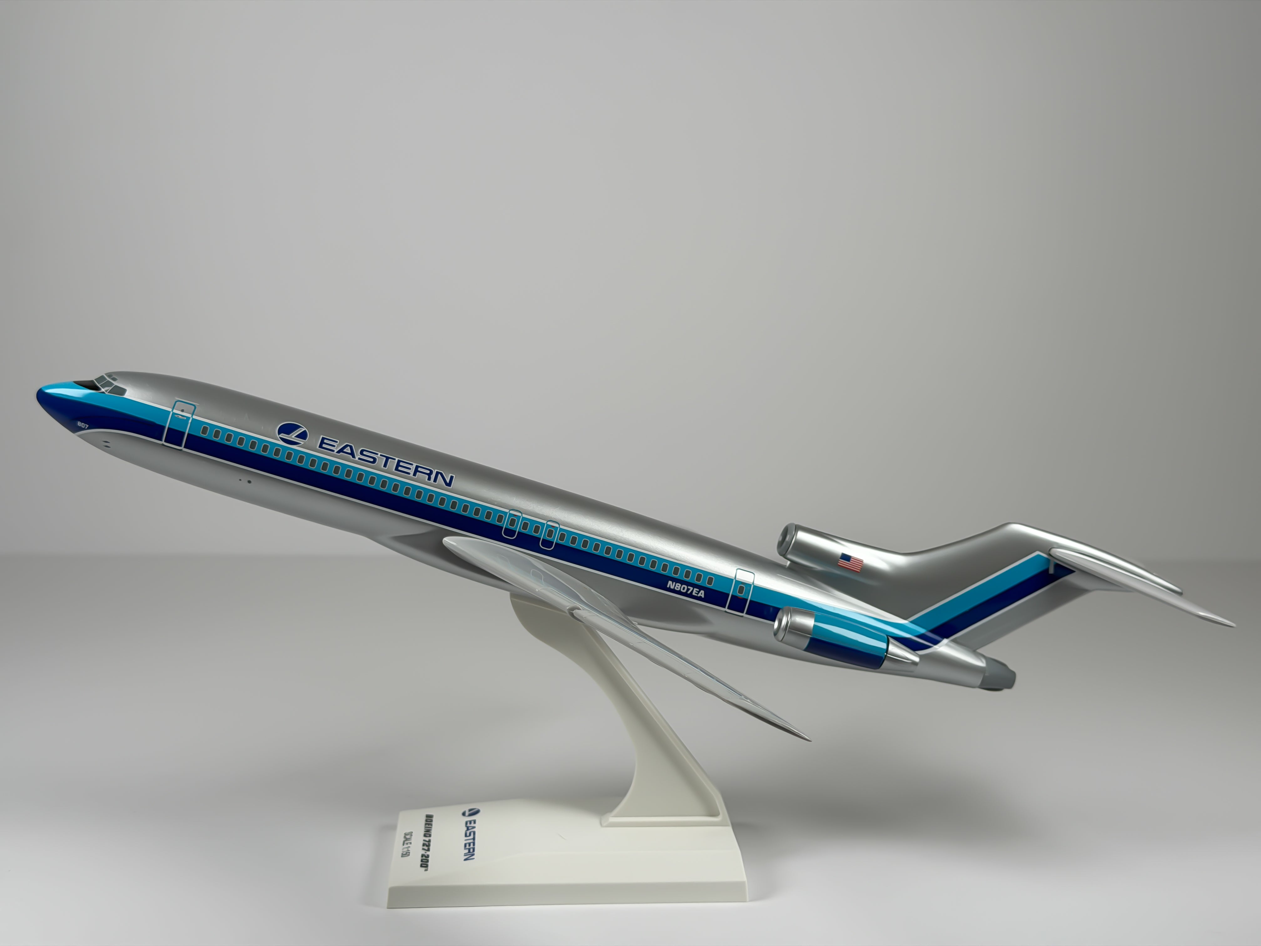 1:150 Eastern Air Lines Boeing 727-200 (N807EA) - Grey Hockey Stick | Sky Marks