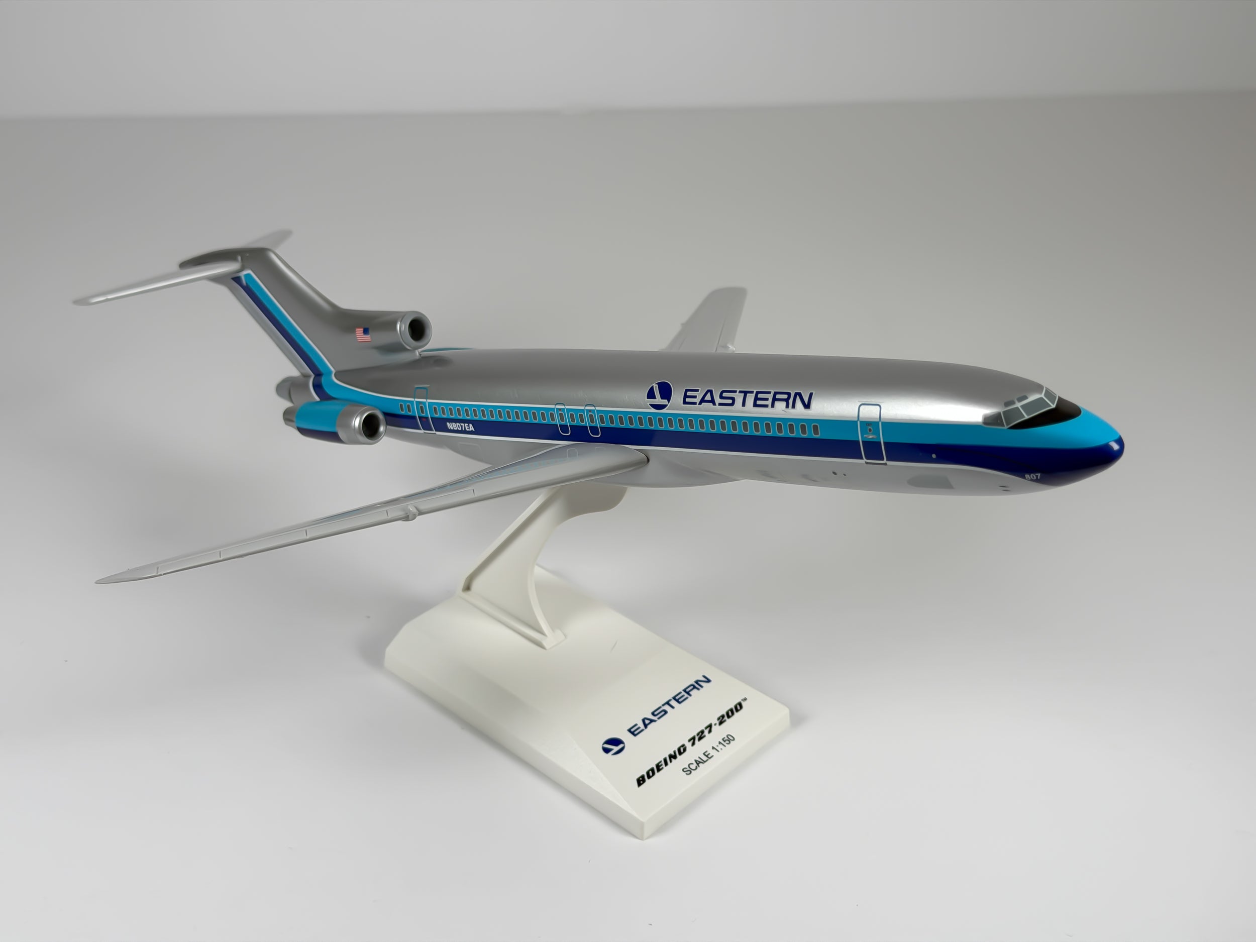 1:150 Eastern Air Lines Boeing 727-200 (N807EA) - Grey Hockey Stick | Sky Marks