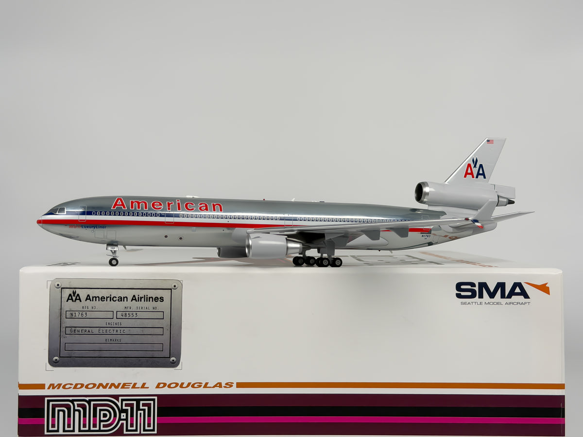 American Airlines McDonnell Douglas MD-11 1:200 Seattle Models N1763 (SM2-001-001-01)