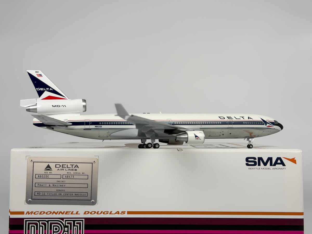 Delta Air Lines McDonnell Douglas MD-11 1:200 Seattle Models N802DE (SM2-001-006-02)