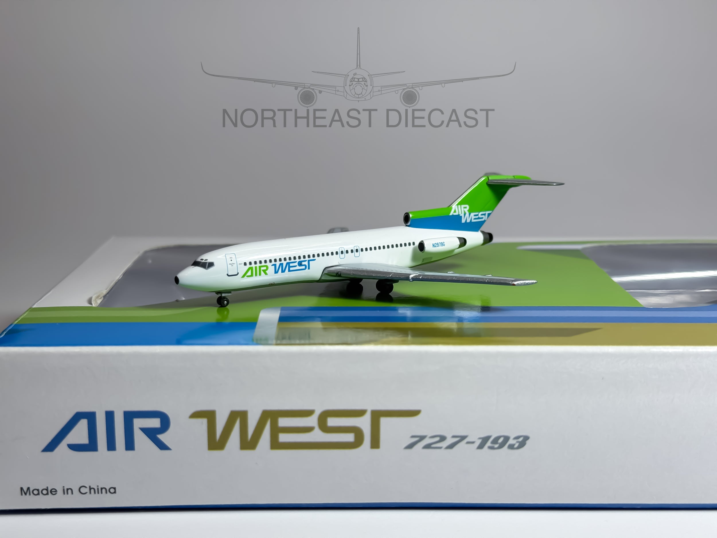 Air West Boeing 727-100 1:400 SMAC N2979G & N2969G & N898PC (SMA030601)