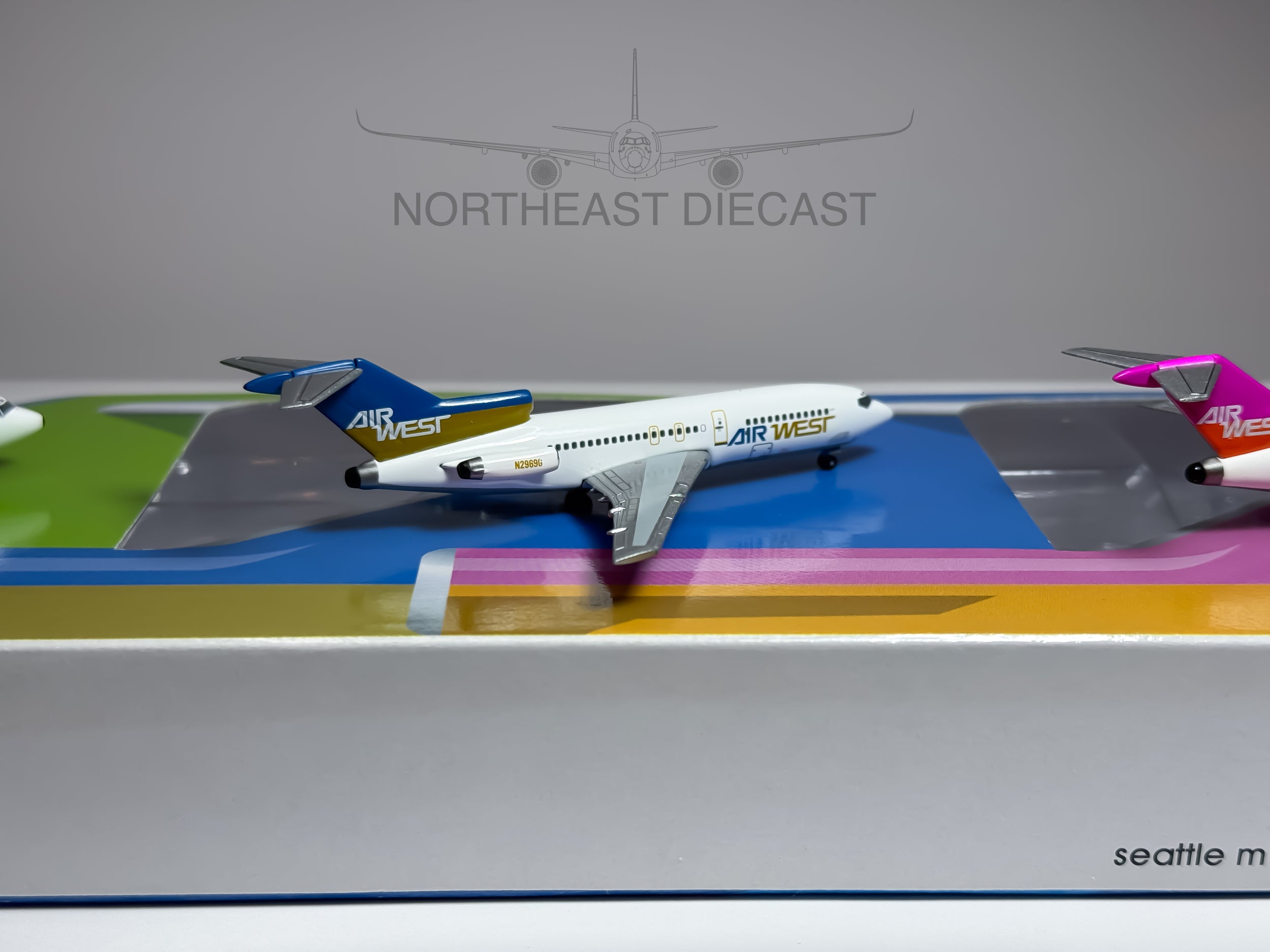 Air West Boeing 727-100 1:400 SMAC N2979G & N2969G & N898PC (SMA030601)