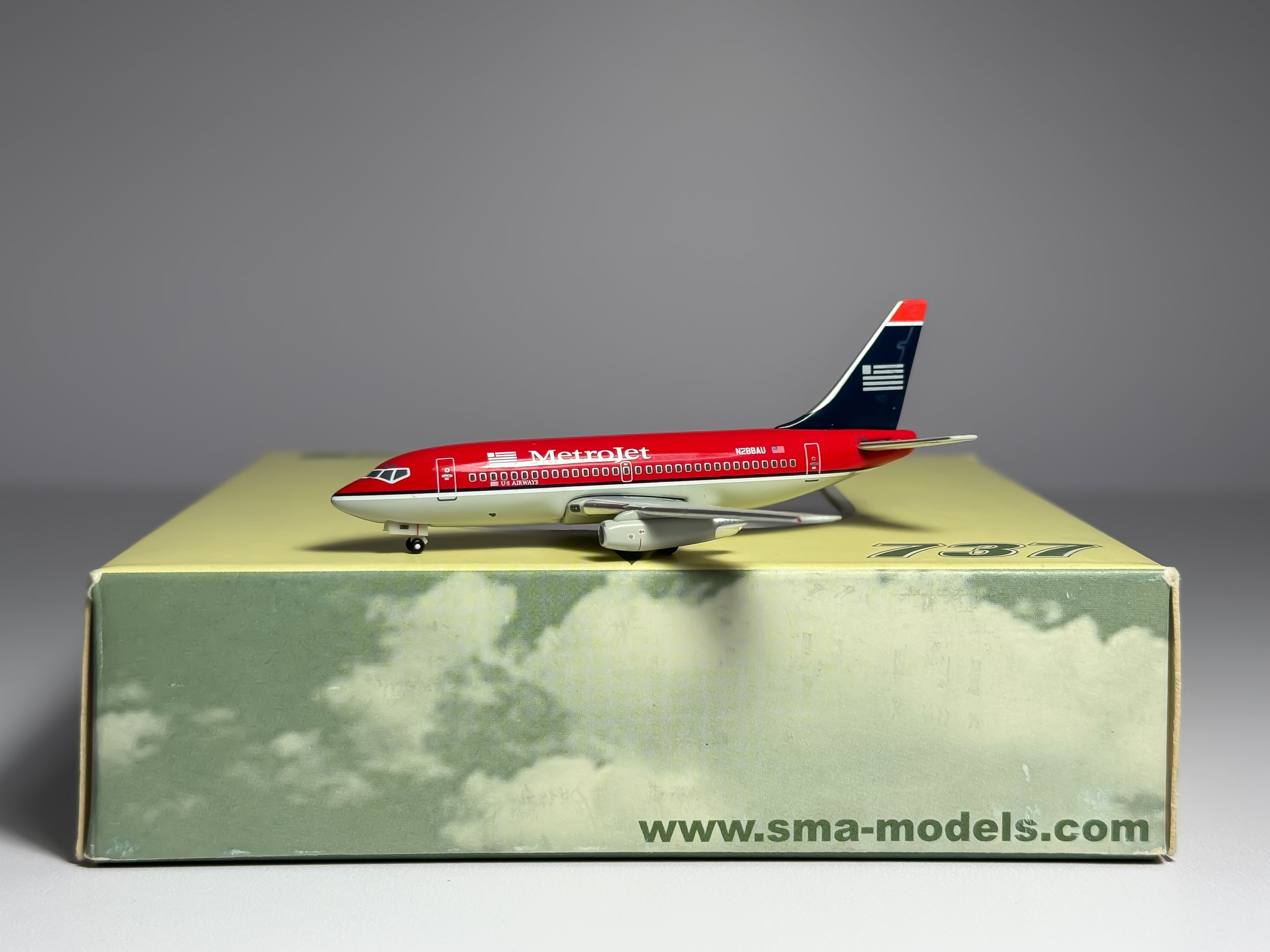 U.S Airways MetroJet Boeing 737-200 1:400 SMAC N288AU (SMA040501)