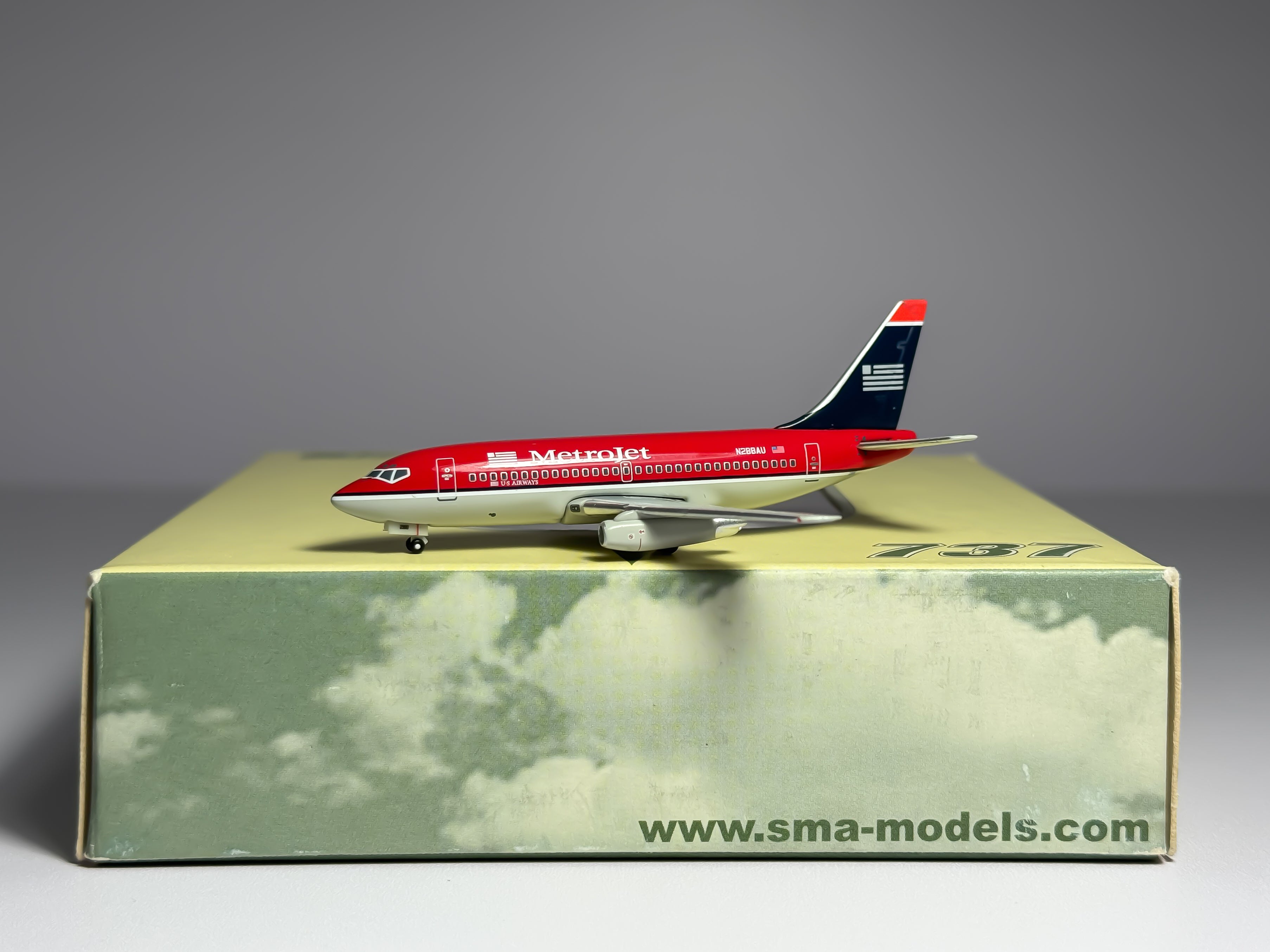 U.S Airways MetroJet Boeing 737-200 1:400 SMAC N288AU (SMA040501)