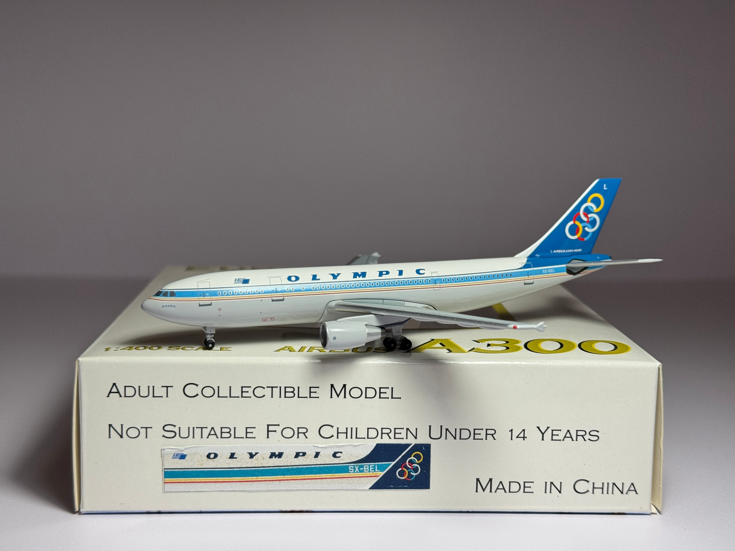 Aeroclassics 1:400 Olympic Airways Airbus A300 SX-BEL ACSXBEL