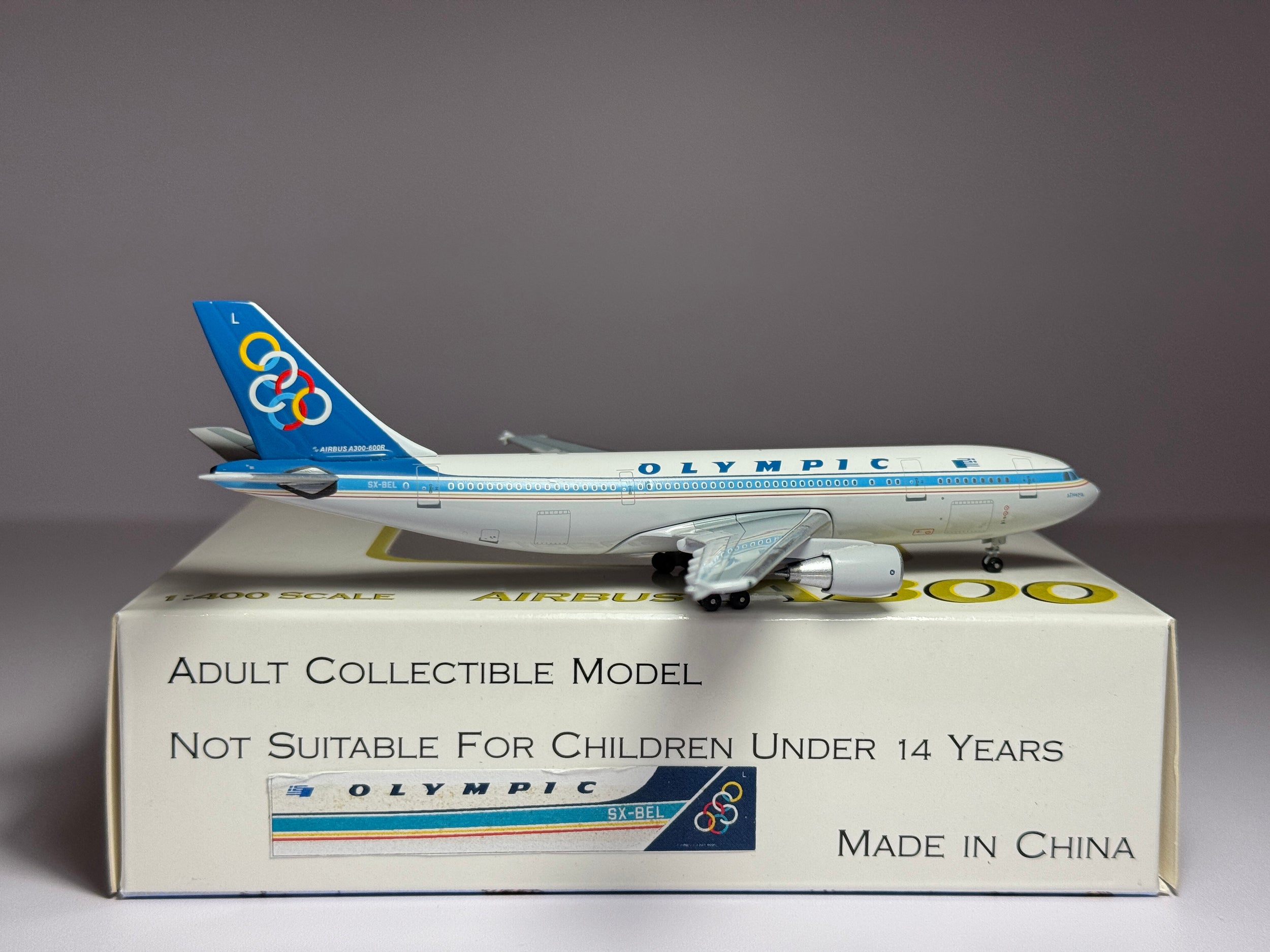 Aeroclassics 1:400 Olympic Airways Airbus A300 SX-BEL ACSXBEL