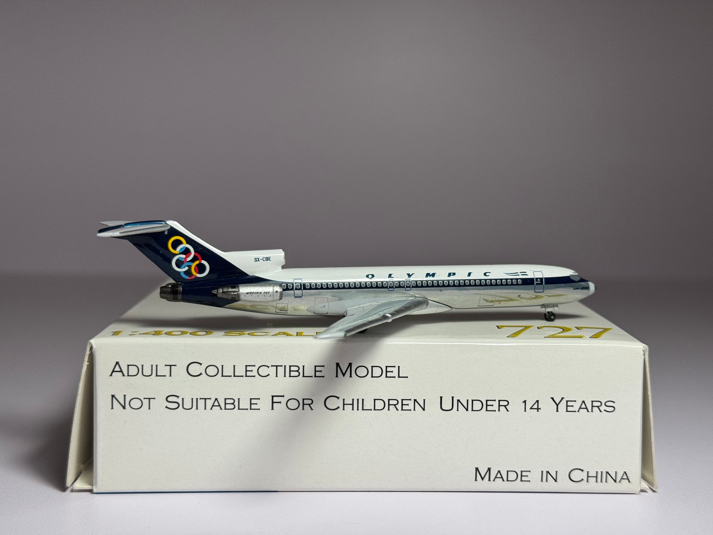 Aeroclassics 1:400 Olympic Airways Boeing 727-284 SX-CBE ACSXCBE