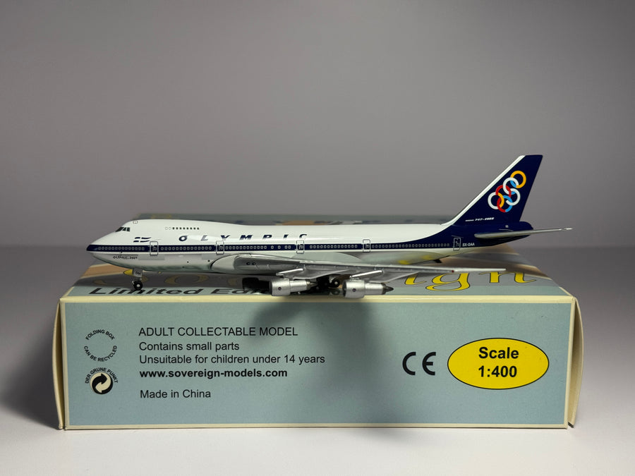 Aeroclassics 1:400 Olympic Airways Boeing 747-200 SX-OAA "Zeus" ACSXOAA