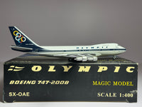 Magic Models 1:400 Olympic Airways Boeing 747-200B SX-OAE Olympic Flash MGSXOAE