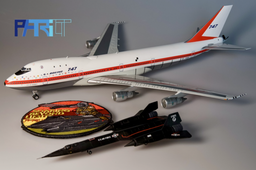 Patriot Model 1:200 Boeing KC-33 Tanker 747-100 N1352B Lockheed SR-71A Blackbird 61-7955 2x Plane Set PT-200-007
