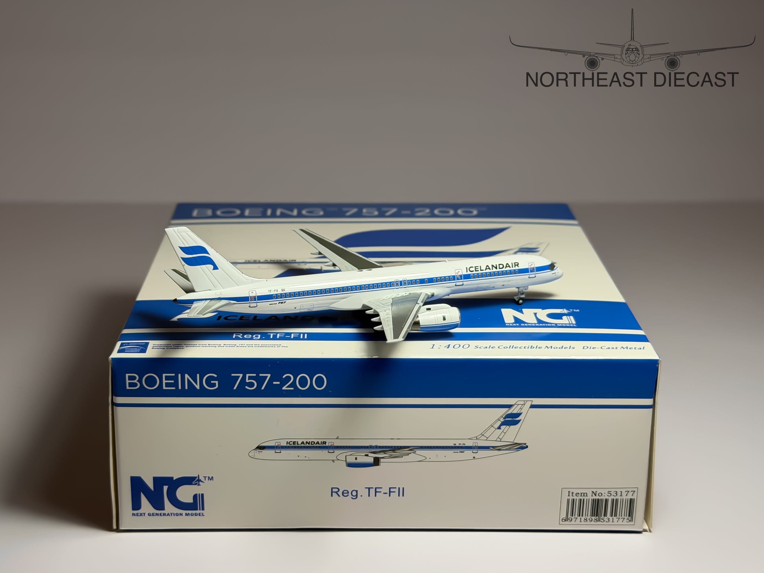 Icelandair Boeing 757-200 1:400 NG Models TF-FII (NG53177)