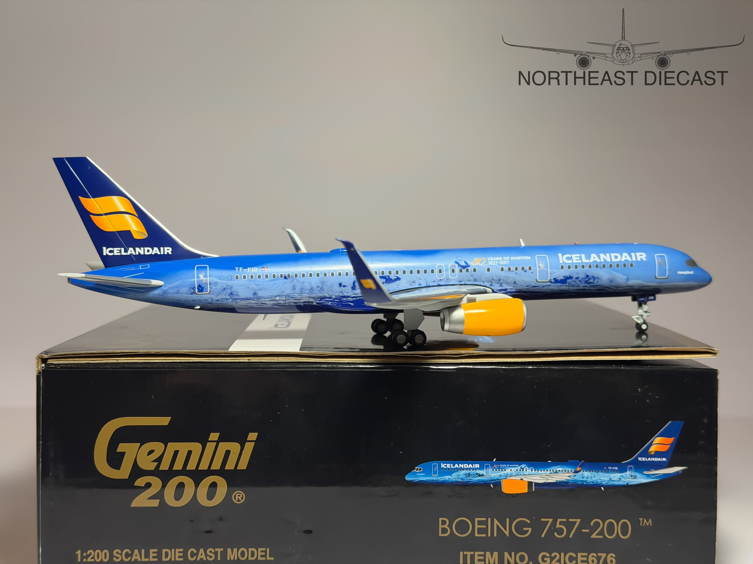 Icelandair Boeing 757-200 1:200 Gemini Jets TF-FIR (G2ICE676)