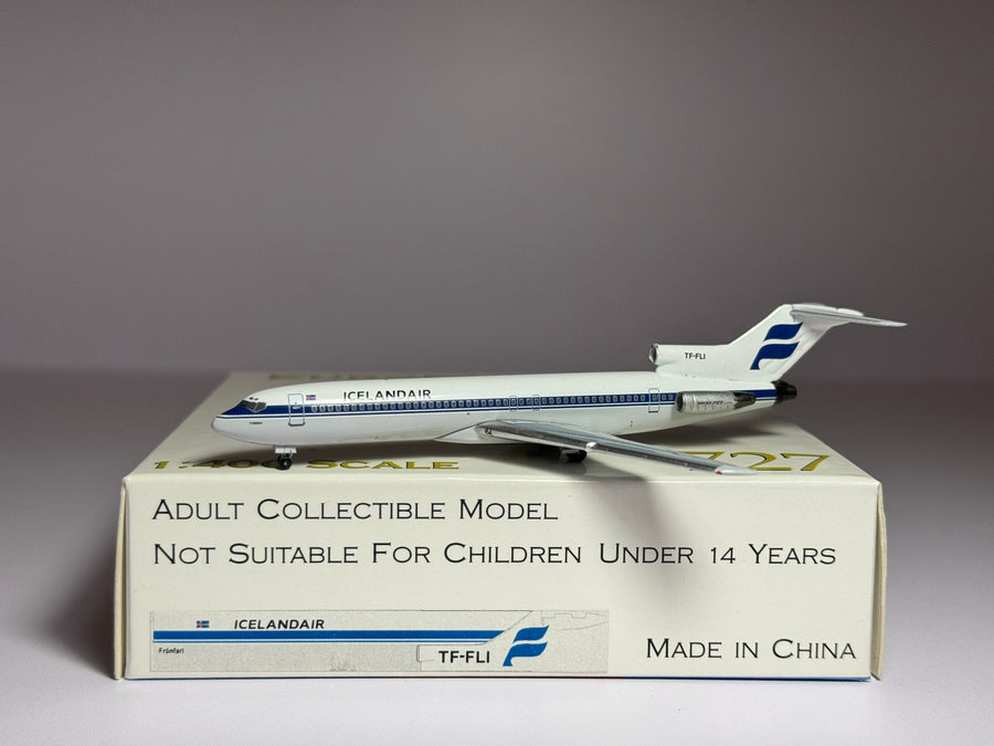 Aeroclassics 1:400 Icelandair Boeing 727-200 TF-FLI blue cheatline ACTFFLI