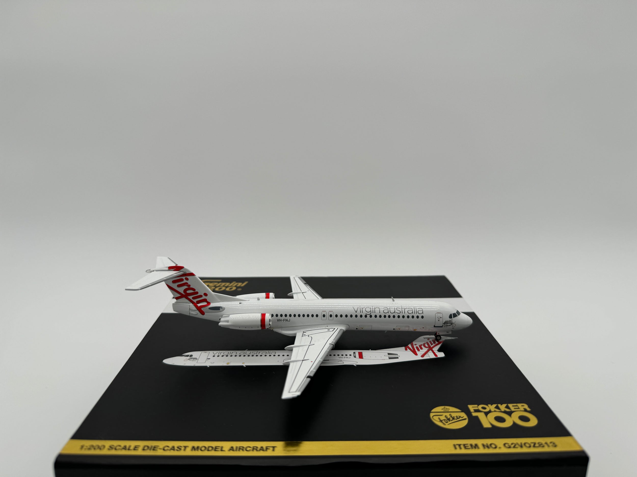 Gemini Jets 1:200 Virgin Australia Fokker F-100 VH-FNJ current scheme G2VOZ813