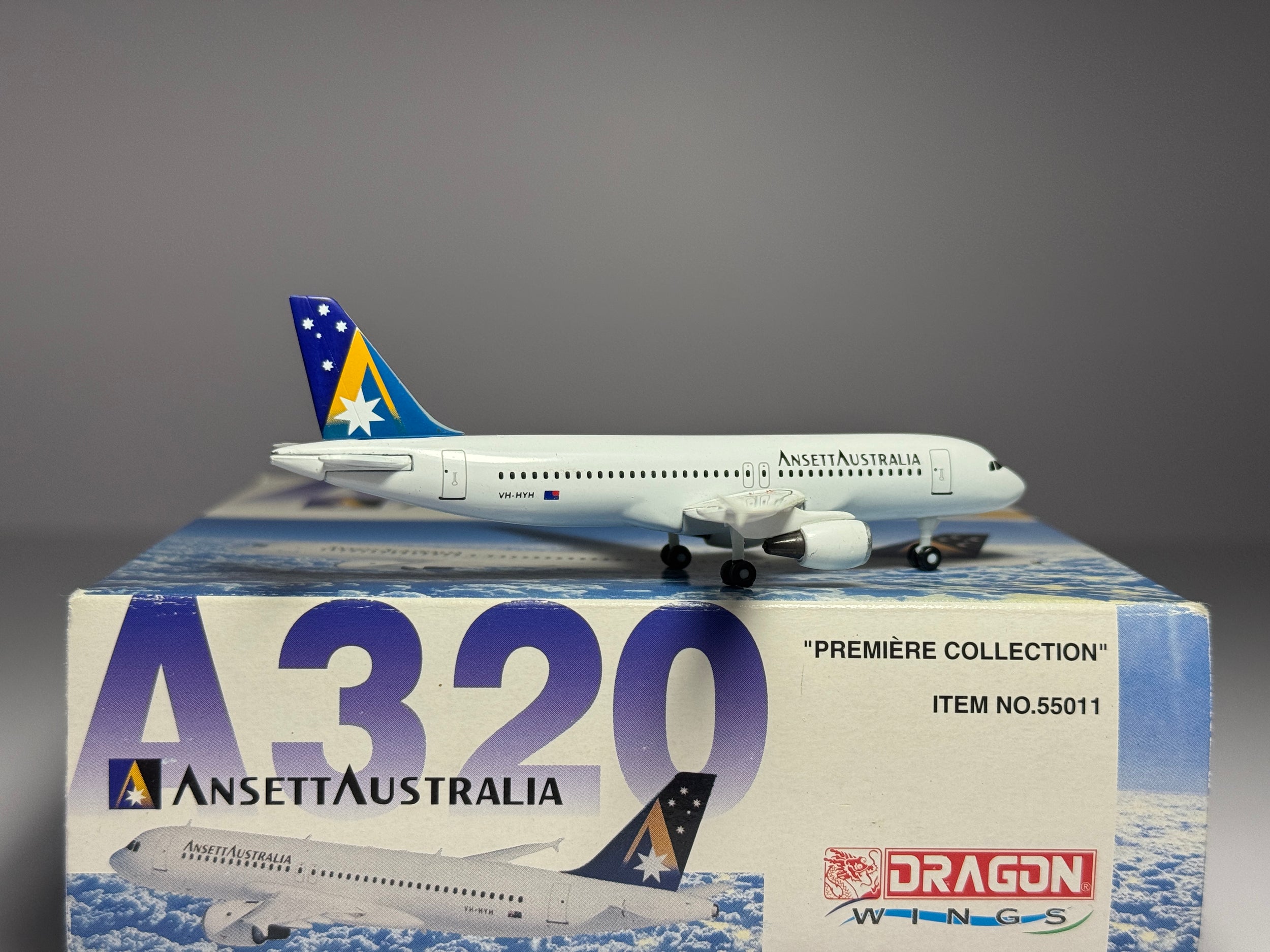 Dragon Wings 1:400 Ansett Australia Airbus A320-200 VH-HYH 55011