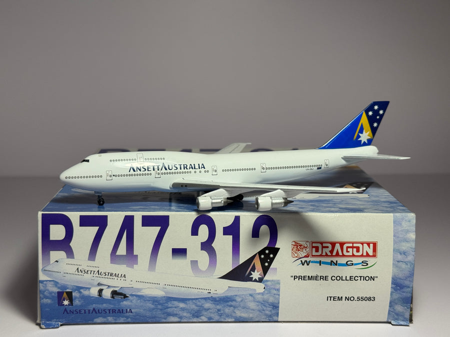 Dragon Wings 1:400 Ansett Australia Boeing 747-300 VH-INJ 55083