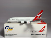 Gemini Jets 1:400 Qantas Airways Airbus A380-800 VH-OQB Silver Roo GJQFA2075