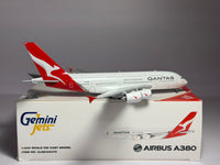 Gemini Jets 1:400 Qantas Airways Airbus A380-800 VH-OQB Silver Roo GJQFA2075
