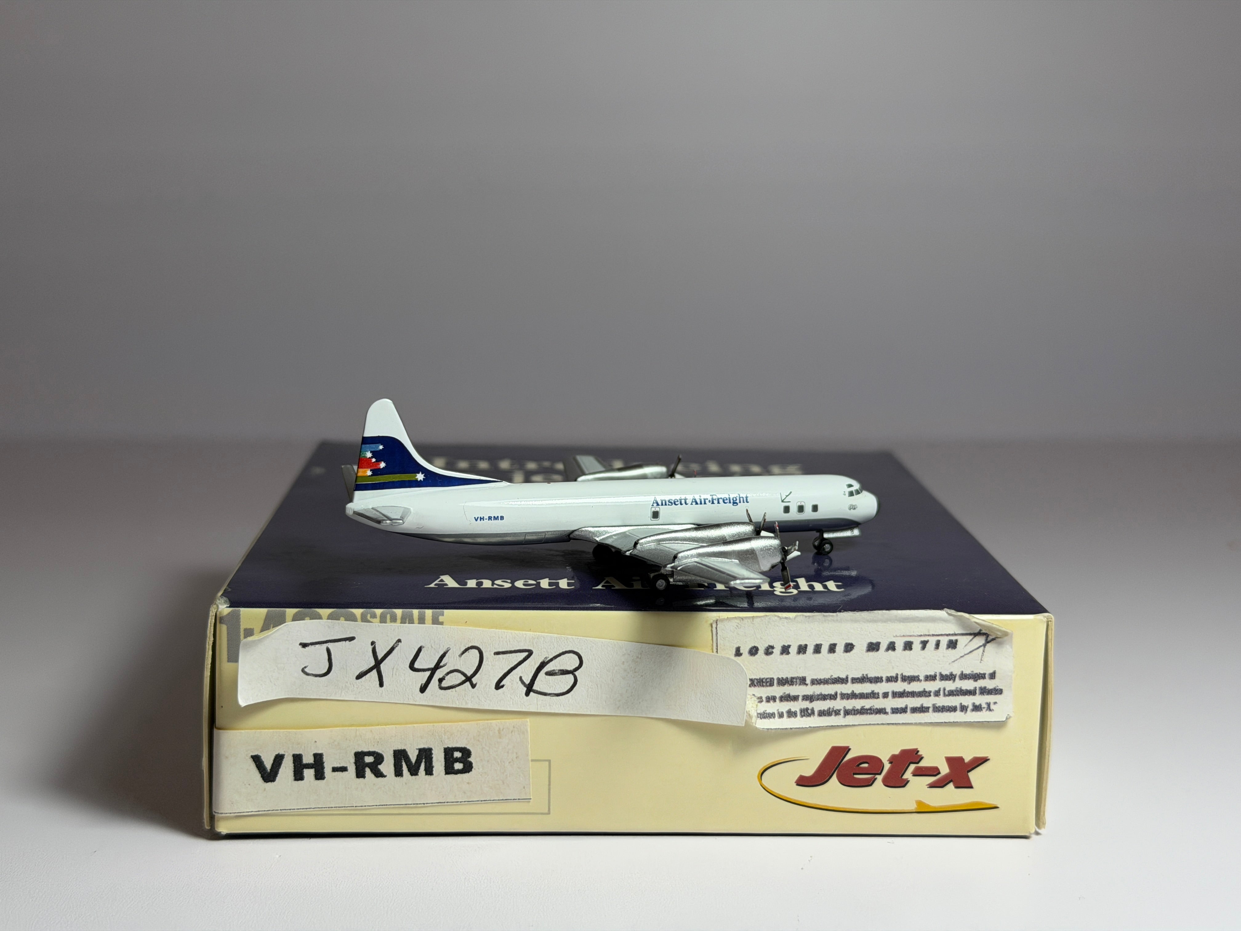 Ansett Air Freight Lockheed L-188F 1:400 Jet-X VH-RMB (JX427B)