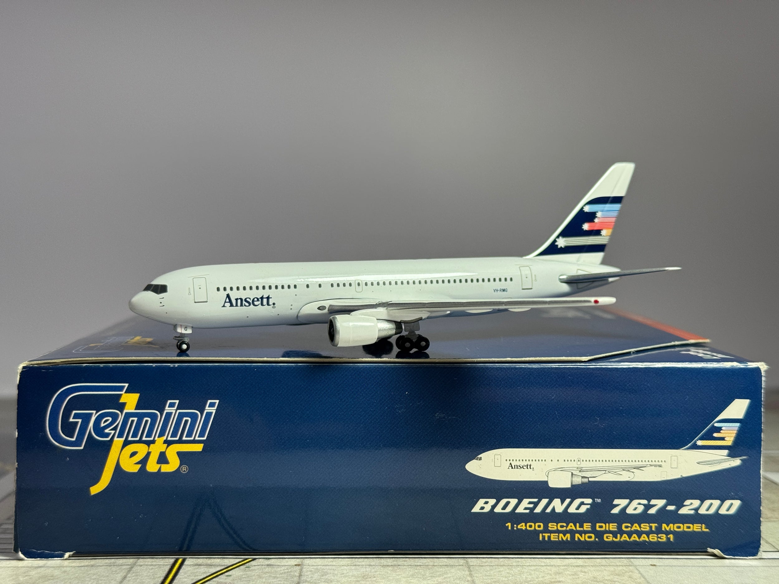 Gemini Jets 1:400 Ansett Australia Boeing 767-200 VH-RMG GJAAA631