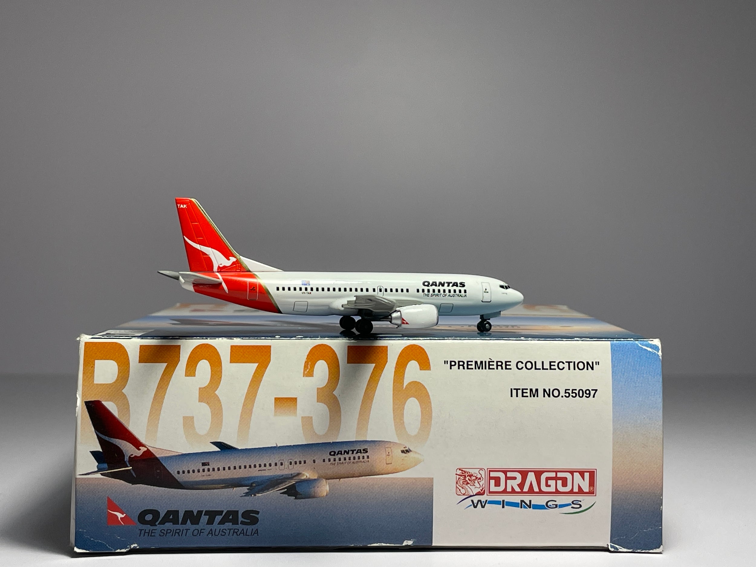 Dragon Wings 1:400 Qantas Airways Boeing 737-300 VH-TAK 55097