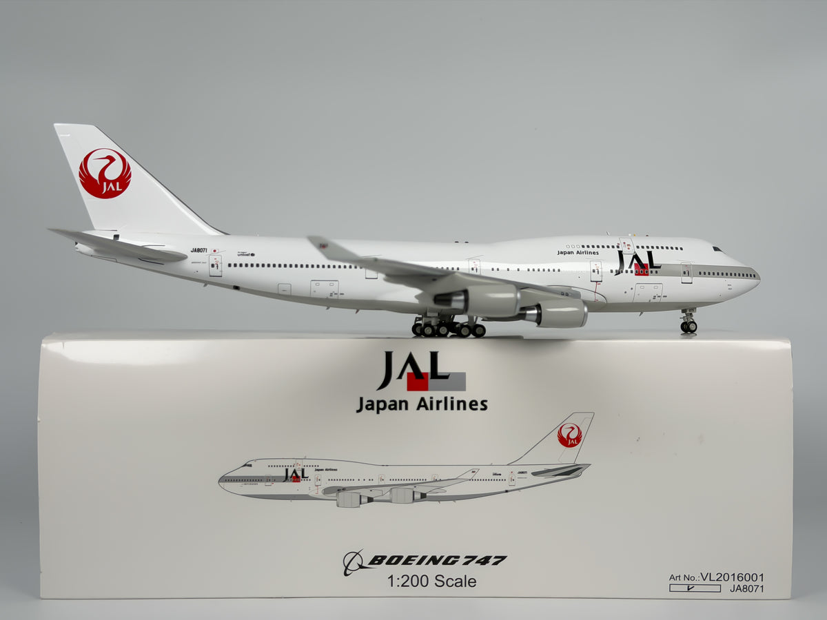 Japan Airlines (JAL) Boeing 747-400 1:200 Jet-X JA8071 (VL2016001)