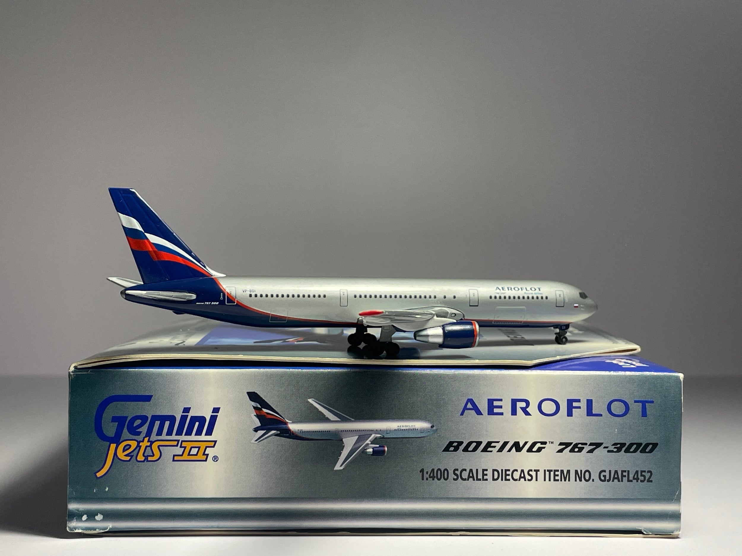 Gemini Jets 1:400 Aeroflot Boeing 767-300 VP-BDI 2000s colors GJAFL452