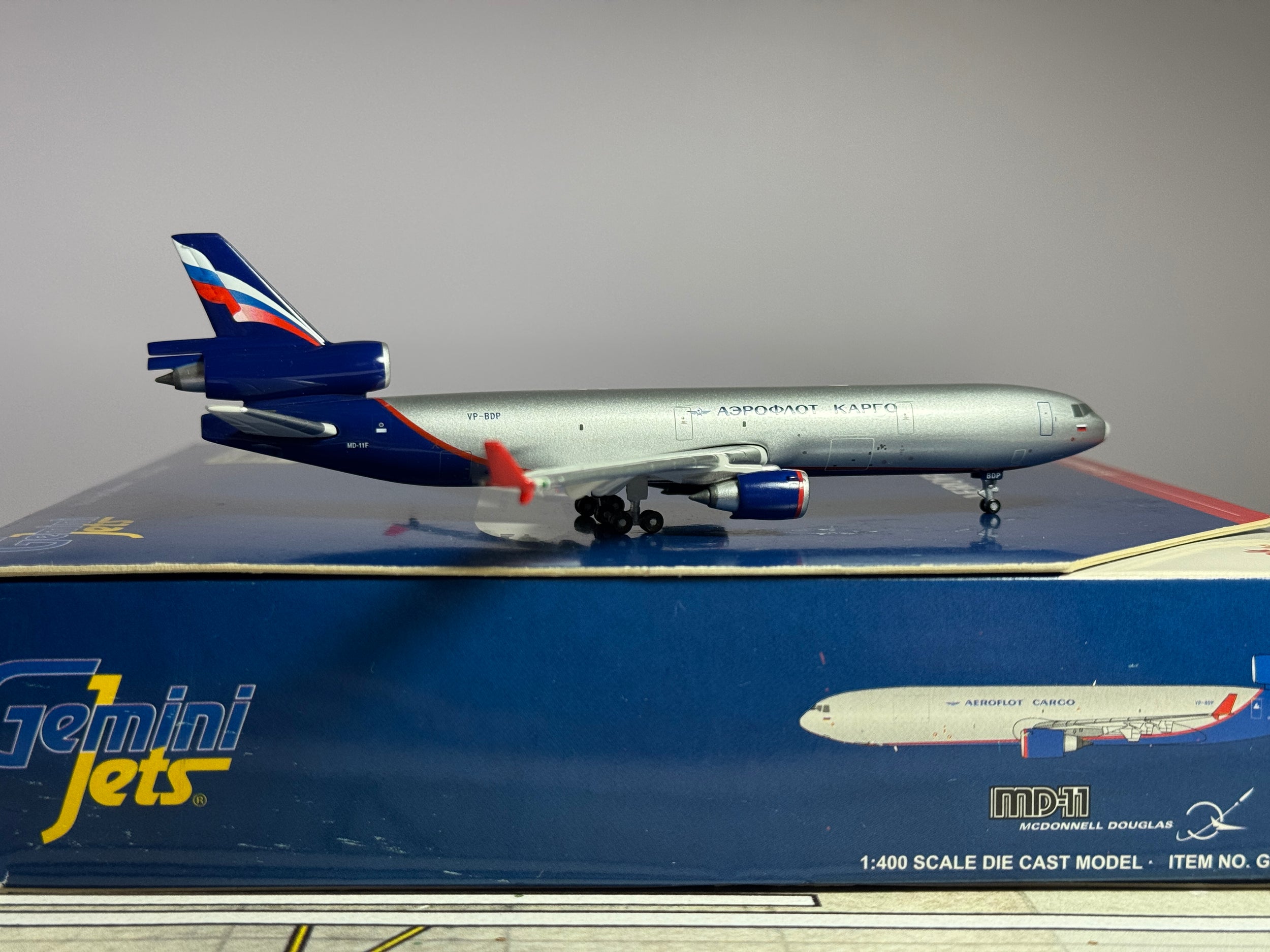 Gemini Jets 1:400 Aeroflot McDonnell Douglas MD-11F VP-BDP GJAFL887